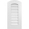 Ekena Millwork Arch Top Surface Mount PVC Gable Vent: Non-Functional, w/ 3-1/2"W x 1"P Standard Frame, 14"W x 26"H GVPAR14X2601SN - alternate 1